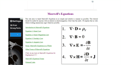 Desktop Screenshot of maxwells-equations.com